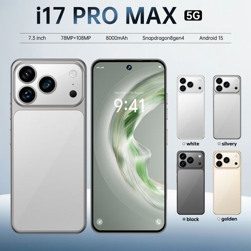 Bestselling Cross-Border i17 Pro Max Android Smartphone 16GB+1TB Direct from Source Factory