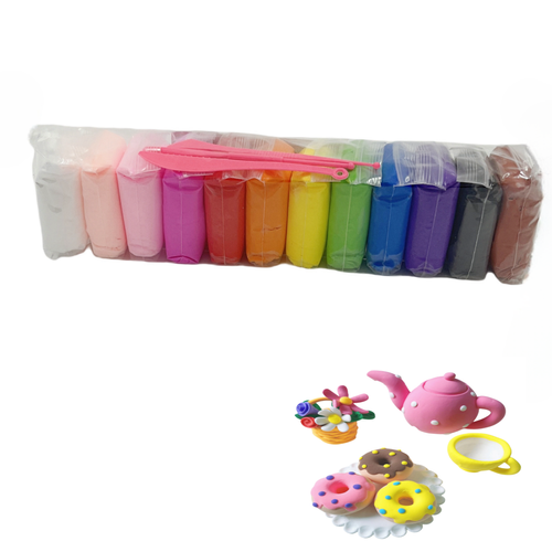Ultra-Light Clay Crafting Set for Elementary Students: Colorful Modeling Clay DIY Children's Toy Set