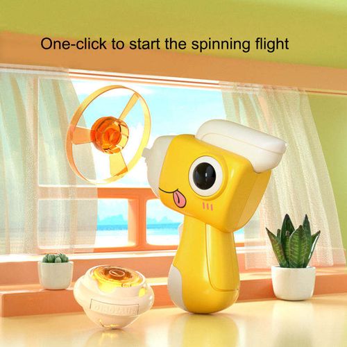 Children's Dinosaur Flying Saucer Spinning Top Pistol