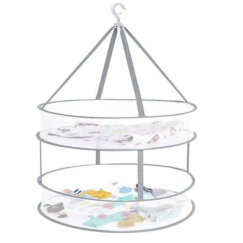 Clothes Drying Net Sock Drying Gadget Laundry Basket Drying Net Flat-Laying Mesh Bag for Clothes