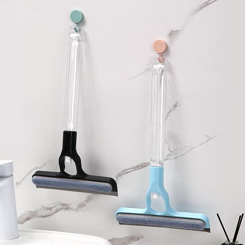 Four-in-one window cleaning wonder, double-sided, capable of both wiping and scraping, comes with a spray bottle, extended for cleaning mirrors and car glass.