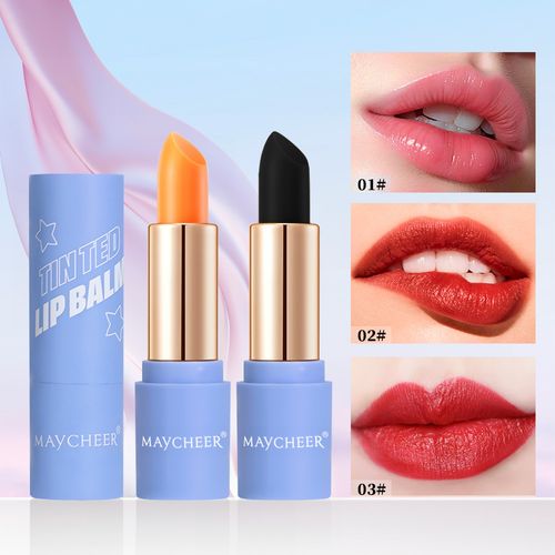 Meixier Color-Changing Lipstick Black Lipstick Moisturizing TINTED LIP