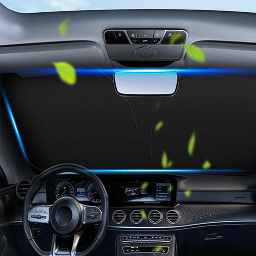 Automobile sun visor, sunshade, heat insulation, light-blocking curtain, and cover