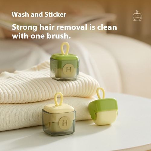 Washable lint roller, a square and portable lint remover for strong dust and hair removal on clothing