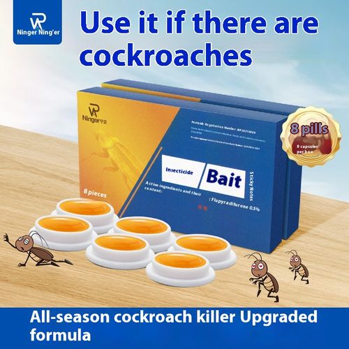 Indoor kitchen cockroach bait sticker for convenient cockroach control and removal