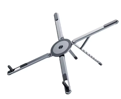 Magnetic Aluminum Alloy Laptop Stand Portable Handheld Universal Tripod for Computer Mobile Phone Tablet