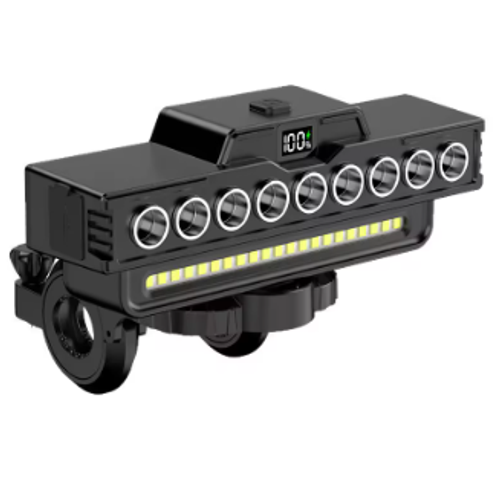 New High-brightness 2000mAh Rechargeable Powerful bicycle Front Light Waterproof Mountain Biking Headlight Horn Essential
