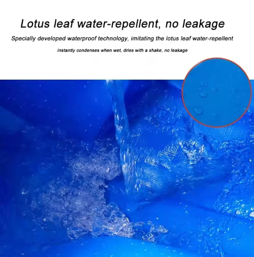 Outdoor Truck Cover Blue Waterproof PE Tarpaulin Woven Industrial Fabric Water Resistant for Tent Bag Car Truck 3m*4m