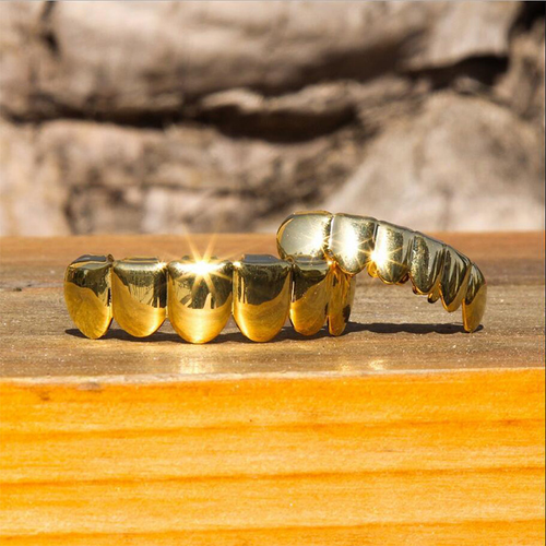 18K Gold Plating CopperNew Design Tooth Socket Jewelry