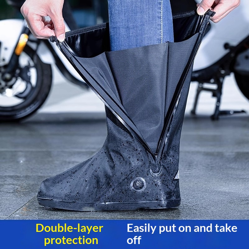 Waterproof Anti-Slip Shoe Covers for Men Rainproof Overshoes for Outdoor Use in Rainy Weather Waterproof Shoe Covers for Women