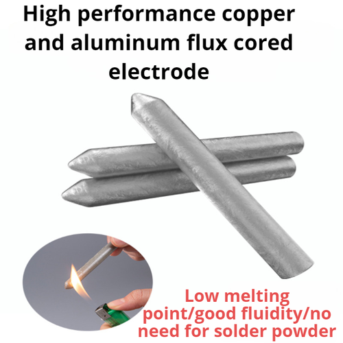 20pcs Easy Melt Copper Welding Rods Low Temperature Aluminum Stainless Steel For Repairing Holes In Metal Rack