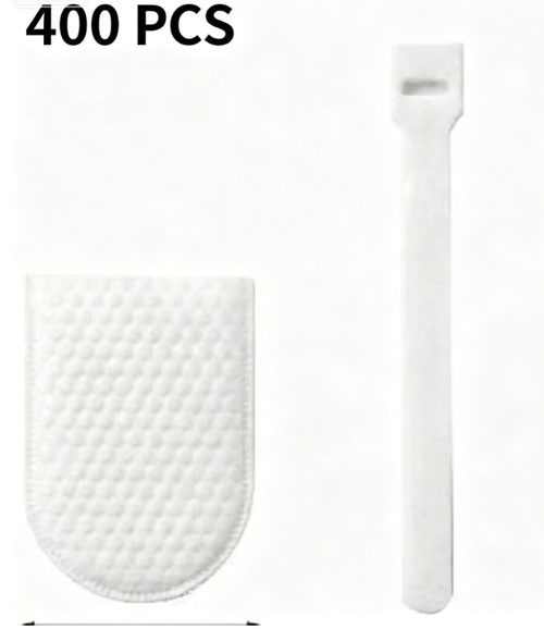 One Time Use Faucet Filter Cotton Bag 400pcs Reduces Rust Sediment and Chlorine Taste Works with Hot and Cold Water Anti Splash