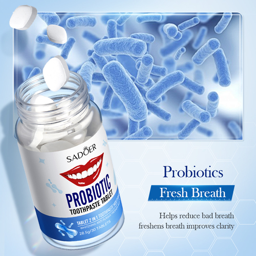 Good Quality Oral Care Travel Size Solid Whitening De Yellowing Anti Plaque Freshen Fragrance Breath Toothpaste Tablet