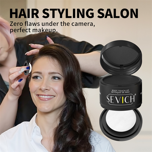 Black 4g Magic Root  Touch up Fast Cover Long Lasting Waterproof Natural Hairline Shadow Powder Concealer Unisex