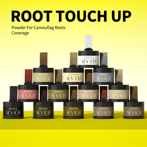 Black 4g Magic Root  Touch up Fast Cover Long Lasting Waterproof Natural Hairline Shadow Powder Concealer Unisex