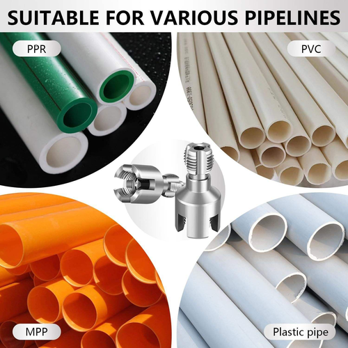 Industrial Grade Carbon Steel 2pcs 4-point 6-point Integrated Pipe Thread Cutters for Both Internal and External Threads