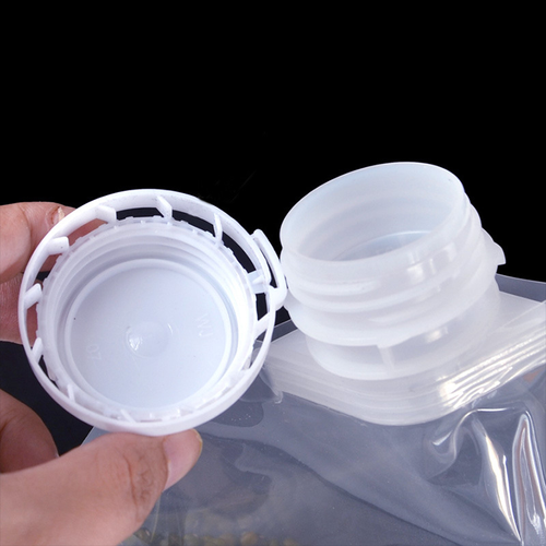 Grains Cereals Household Food Liquid Storage Transparent Stand up Pouch Bag with Spout and Handle Six Per Set