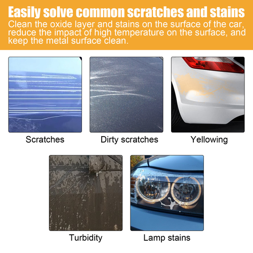 Hot Sale Homonth Oxide Layer Stains Cleaning Car Scratch Remover Wax Auto Paint Repair Kit Car Headlight Scratch Removal Kit Two Per Set