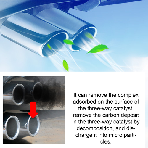 Rayhong Boost up Catalytic Converter Cleaner Engine Internal Disassembly-free Cleaning Exhaust Carbon Removal Cleaning Agent Two Per Set