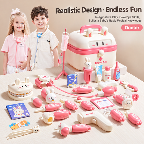 Children's Medical Toys Doctor's Toy Lever Box Set Sets of Medical Tools Boys and Girls Role-Playing Games