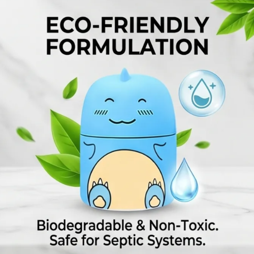 Joesome Automatic Solid Toilet Cleaner Slow Releasing Formula BSCI Certified 5%-15% Active Ingredients for Deodorizing Stain Four Per Set