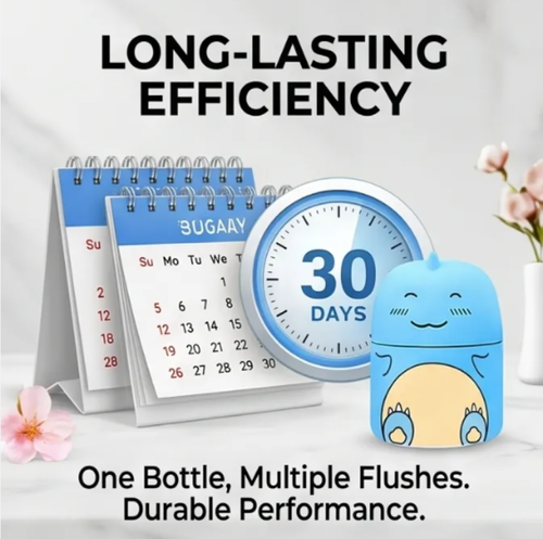 Joesome Automatic Solid Toilet Cleaner Slow Releasing Formula BSCI Certified 5%-15% Active Ingredients for Deodorizing Stain Four Per Set