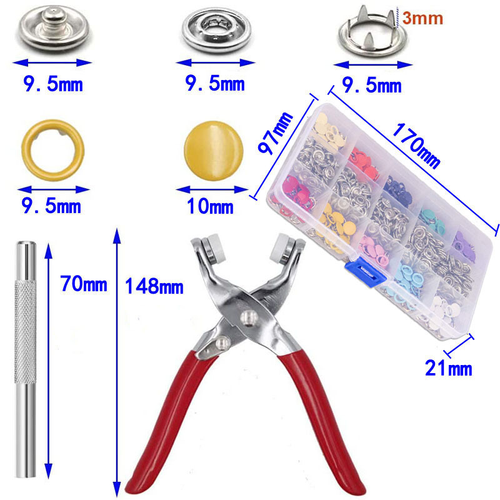 Hot Sale New Design DIY Quick Assemble Mold Tool Eyelet Rivet Buttons for Garment Shoes Button Rivets