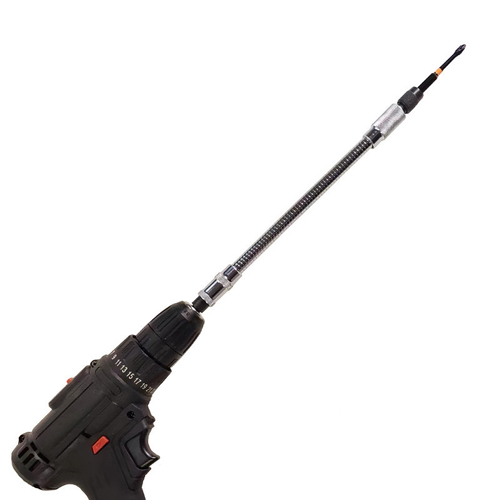 200 300mm Hexagonal Handle Metal Flexible Shaft Electric Drill Variable Direction Screwdriver Head Hex Socket Rod Two Per Set