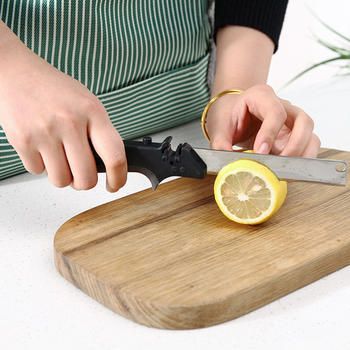 Vegetable Cutting Board Scissors Spring Scissors Kitchen Knife Auxiliary Food Vegetable Knife Scissors 2-in-1 Kitchen Tools