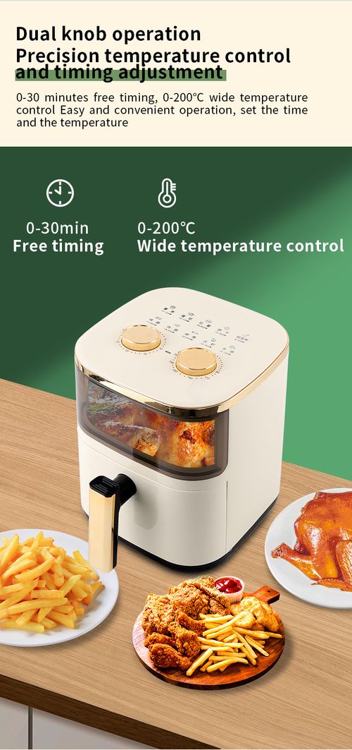 6L Visible Air Fryer & Electric Oven – Large-Capacity, Multifunctional, Fully Automatic Smart Oven (No-Flip Design)