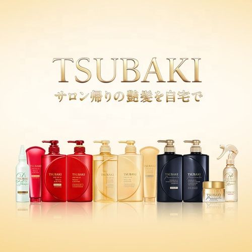 Japan TSUBAKI Premium Volume and Repair Shampoo 490ml Wholesale Camellia Oil Body and Bounce Best-Selling Product 2024