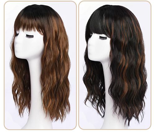 New Western-style long curly wig for women