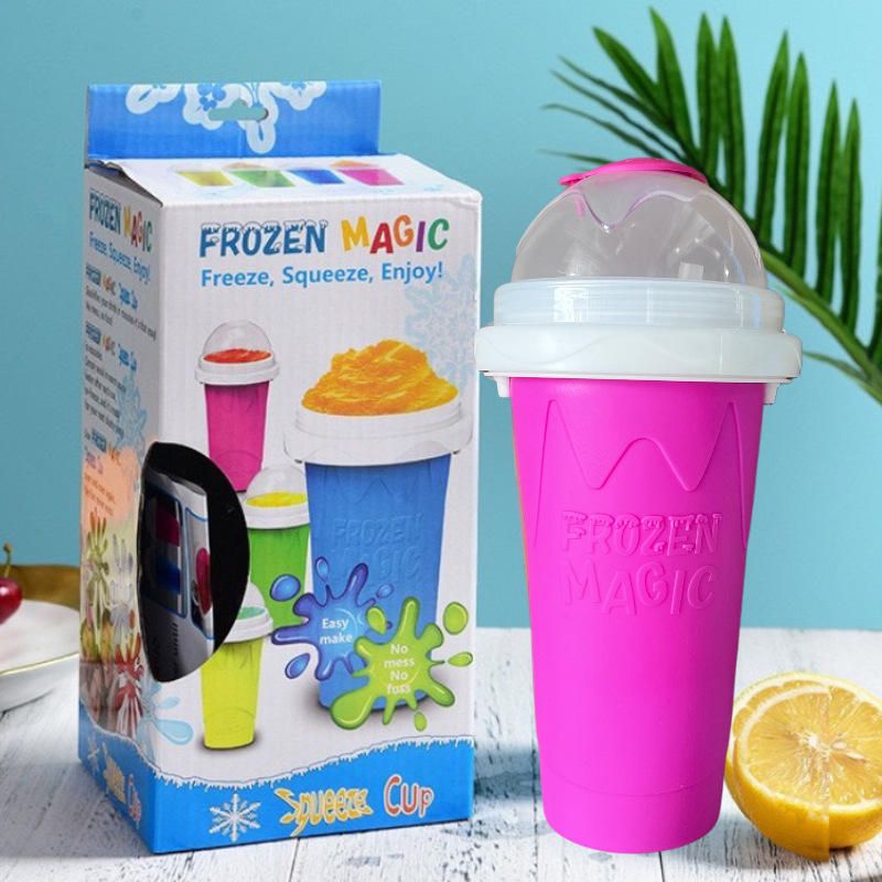 Hot Sale Colorful Frozen Magic Cup Silicone for Home New Summer Ice Cream Makers