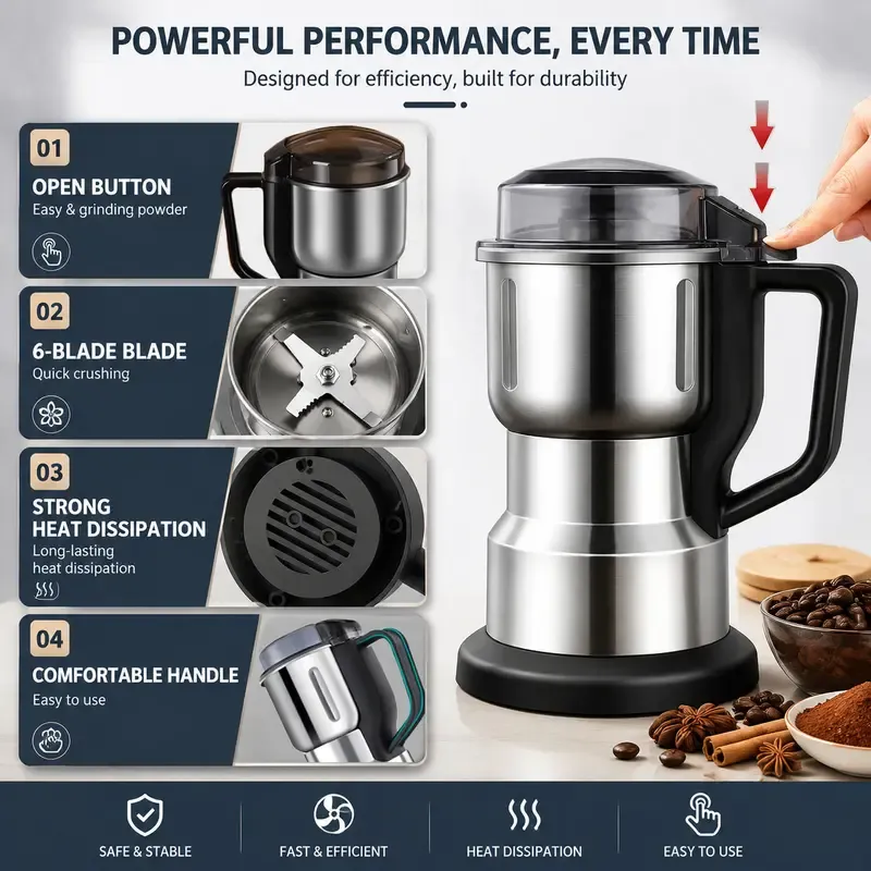 Grinder – Coffee, Spices & Food 300W