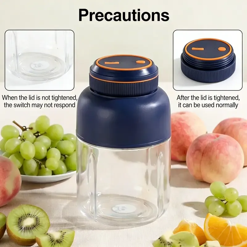 Portable Juicer Blender Cup – Mini Blender for Smoothies & Fresh Juice, Summer Essentialsential