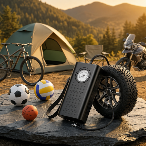 Wireless Car Tire Inflator Portable Air Compressor Handheld Smart Air Pump for Car Motorcycle Bicycle Ball