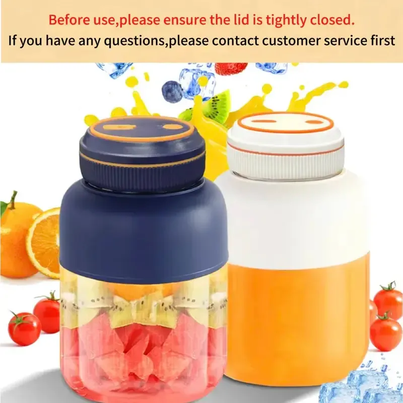 Portable Juicer Blender Cup – Mini Blender for Smoothies & Fresh Juice, Summer Essentialsential