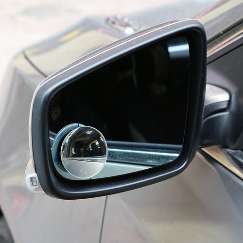 HD Frameless Blind Spot Mirror 360 Degree Adjustable Wide Angle Car Rear View Auxiliary Mirror Universal Car Blind Spot Mirror HD Convex Wide Angle Rearview Mirror 360 Rotation