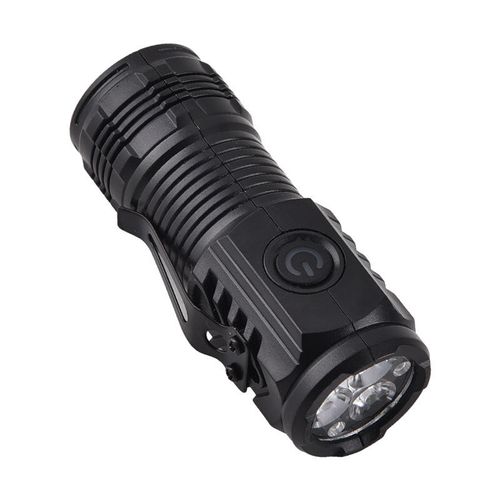Hot USB Rechargeable Plastic Portable Small Flashlight Outdoor Multi-Function Camping Mini LED Flashlight Tactical Flashlight