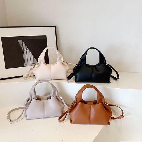 Fashionable high quality solid color shoulder bag large capacity women's messenger bag