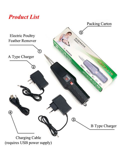 Handheld Electric Poultry Plucker Electric Plucker Handheld Chicken Pluck Machine