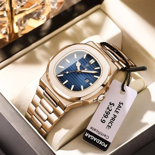 Swiss brand ultra-thin men's watch new fashion waterproof quartz watch hot sale
