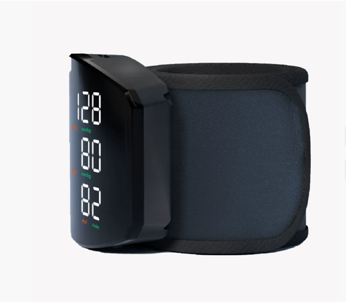 USB Charging Wrist Electronic Sphygmomanometer High Definition Large Screen Intelligent Voice Home Blood Pressure Monitor