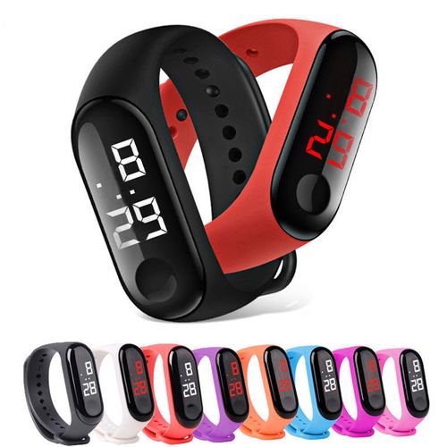 High Quality Silicone TPU LED Cartoon Children Sport Wrist Watch Unique Kids Digital Watches