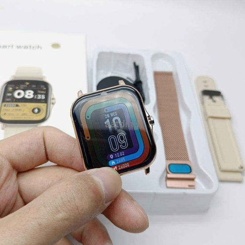 New Steel HD Smart Watch | Bluetooth Call, Music Player, Blood Pressure, SpO2, Heart Rate & Step Counter Fitness Tracker