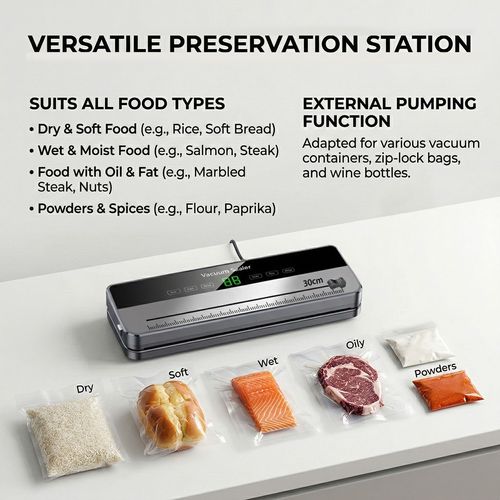 Special Promo! Automatic Vacuum Sealer | Dry & Moist Food Modes