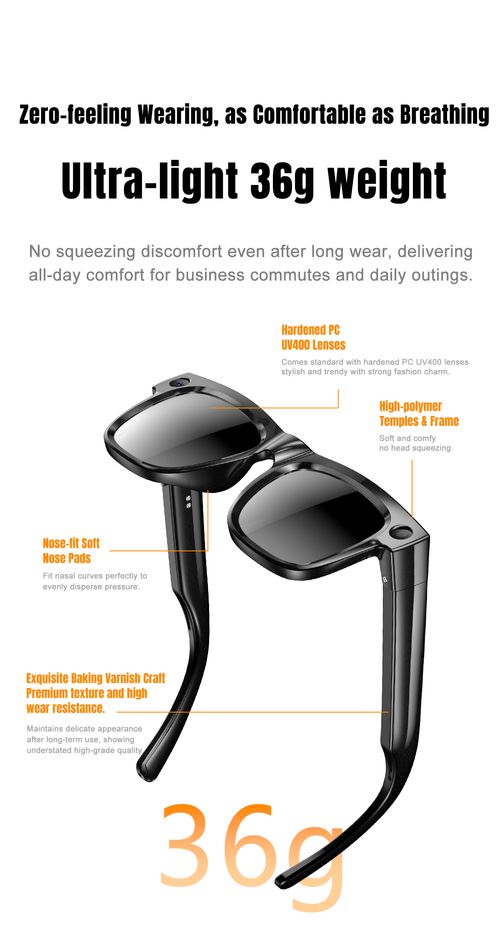 AI Smart Glasses Photo Translation Tool Hands-Free Camera Real-Time Text Translator Portable Audio Video Recording Glasses