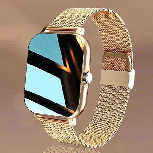 New Steel HD Smart Watch | Bluetooth Call, Music Player, Blood Pressure, SpO2, Heart Rate & Step Counter Fitness Tracker