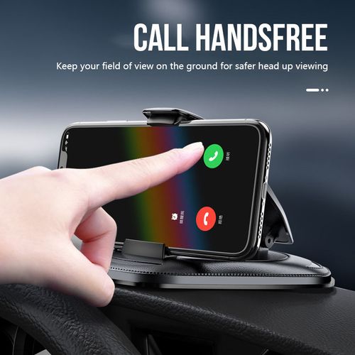 Universal Dashboard Car Phone Holder ABS Washable Removable Suction Cup Stable