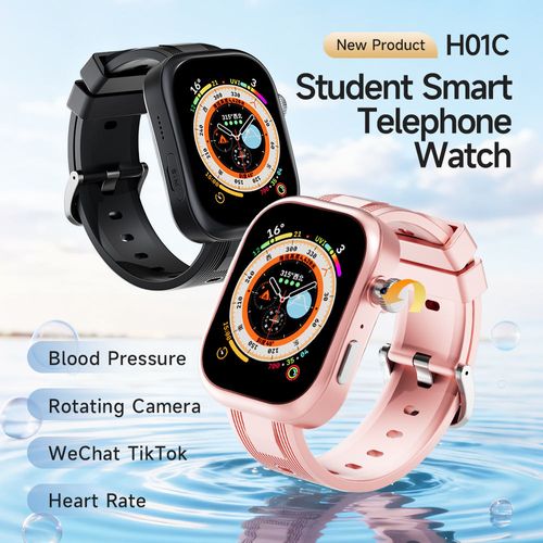 4G Kids Student Smart Telephone Watch H01 with Video Call SOS Emergency Call Two Way Calling GPS Positioning for Boys and Girls